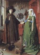 Portrait of Giovanni Arnolfini and His Wife, Jan Van Eyck